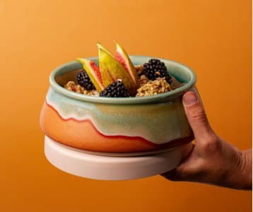 Desert Ritual Bowl held in one hand